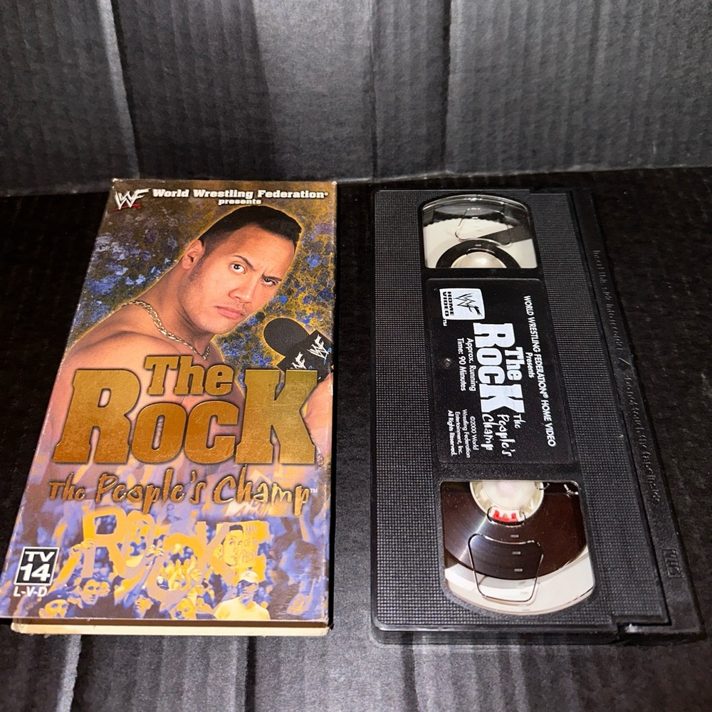 WWF - The Rock: The Peoples Champ (VHS, 2000) WWE